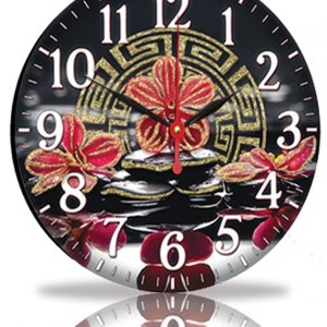 Настінні годинники Декор Карпати Чорний (25-89)
