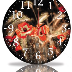 Настінні годинники Декор Карпати Маки (45-99)