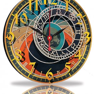 Настінні годинники Декор Карпати Різнобарвний (33-72) (код 33-72)