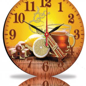 Настенные часы Декор Карпаты Чай с лимоном (25-81) (код 25-81)