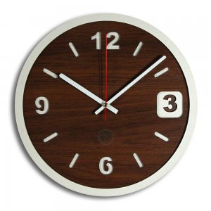 Настінні годинники Декор Карпати Loft Темно-коричневий (UGT010A)
