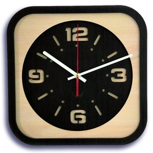 Настенные часы Декор Карпаты Loft Коричневый (UGT013B) (код UGT013B)