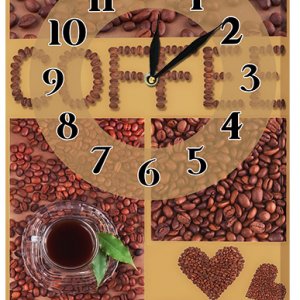 Настінні годинники Декор Карпати 29х75 Зерна кави (29х75-ch53) (код 29х75-ch53)
