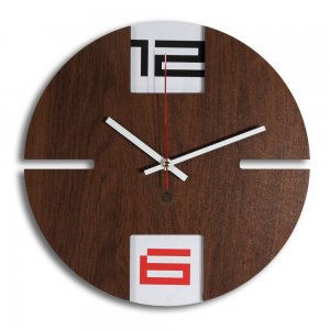 Настінні годинники Декор Карпати Loft Чорний (UGT006B)