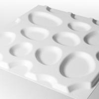 Стінова 3D панель Кругляк