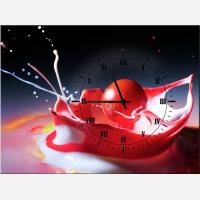 Годинник-картина "Червоний кулька"