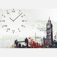 Годинник з картиною "Біг Бен і Тауерський міст"