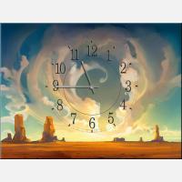 Годинник з картиною "Пустеля"