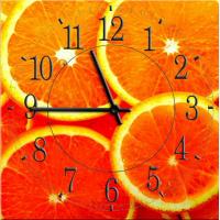 Часы-картина "Апельсиновая радость"