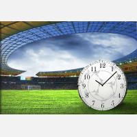 Часы-картина "Время футбола"