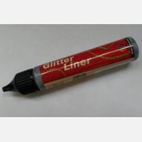 Глиттер с эффектом 3D Glitter Liner Антрацит (код L-220702)