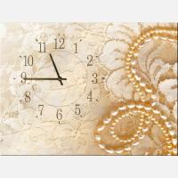 Годинник з картиною "Перлове намисто" (код chа2-13)