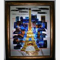 Картина из стекла «Эйфелева башня»