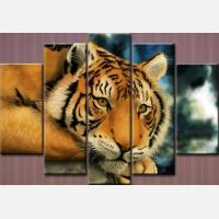 Модульная картина "Бенгальский тигр"