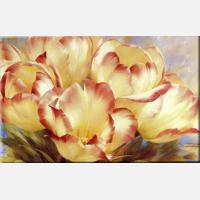Картина на холсте "Цветущие тюльпаны"