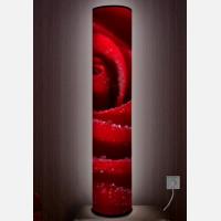 Підлоговий світильник декоративний "Квітка червоної троянди"