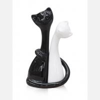 Статуетка Дві кішки Eterna 2001 чорно-біла