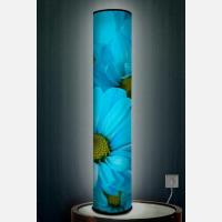 Підлоговий світильник декоративний "Блакитні ромашки"