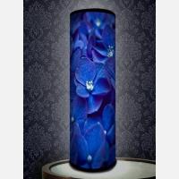Светильник настольный декоративный "Синие цветы"