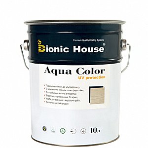 Лазур для дерева Aqua Color UV-protect, Bionic House